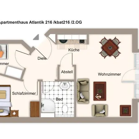 Apartman Apartmenthaus Atlantik Apartmenthaus Atlantik 216